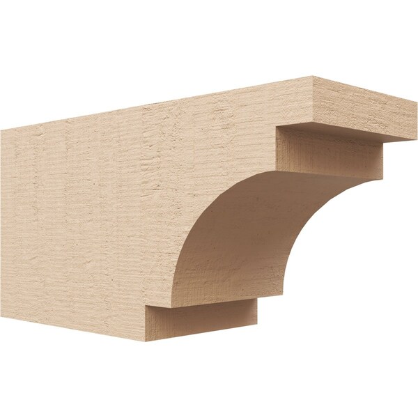 Ekena Millwork 6in. W x 8in. H x 16in. L Mediterranean Woodgrain TimberThane Rafter Tail, Primed Tan RFTUR06X08X16MEDRCPR - main